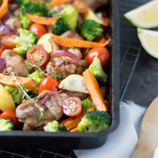 Sweet Potato, Chicken and Veggies