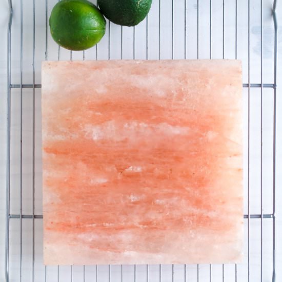 Grilling on a Himalayan Salt Block