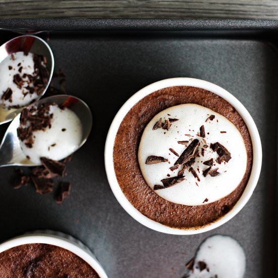 Vegan Aquafaba Chocolate Pudding