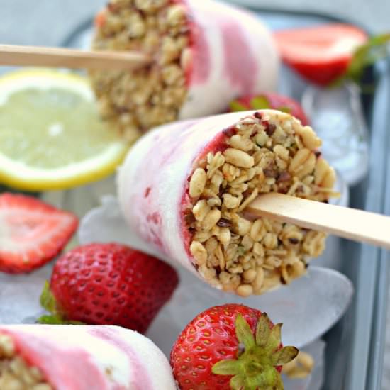 Vegan Cheesecake Popsicles