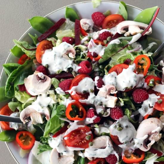 Fit Fresh Summer Raspberry Salad