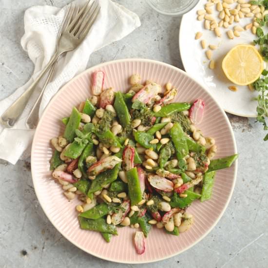 Bean Roasted Radish Salad