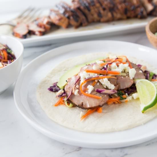 Grilled Pork Loin Tacos