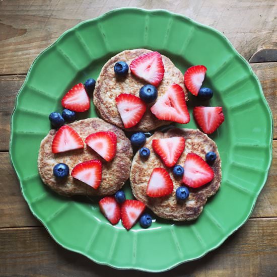 Coconut Almond Pancakes