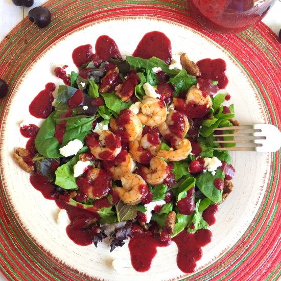 Shrimp Salad w/ Cherry Vinaigrette