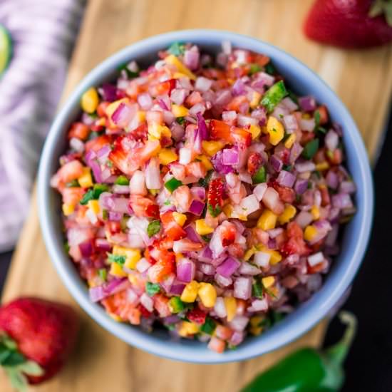 Strawberry Mango Salsa