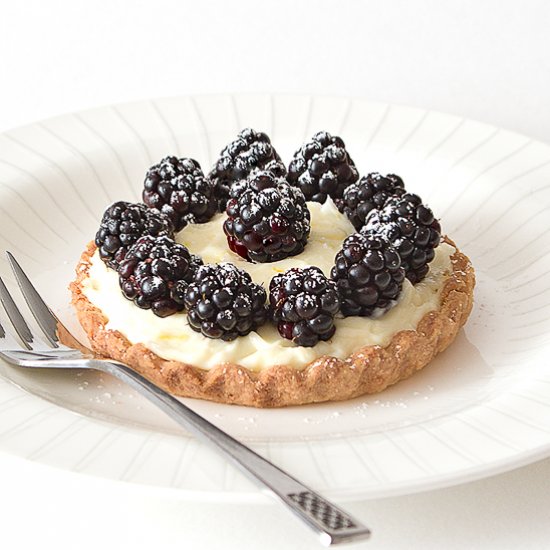 Blackberry and Cream Cheese Tartlet