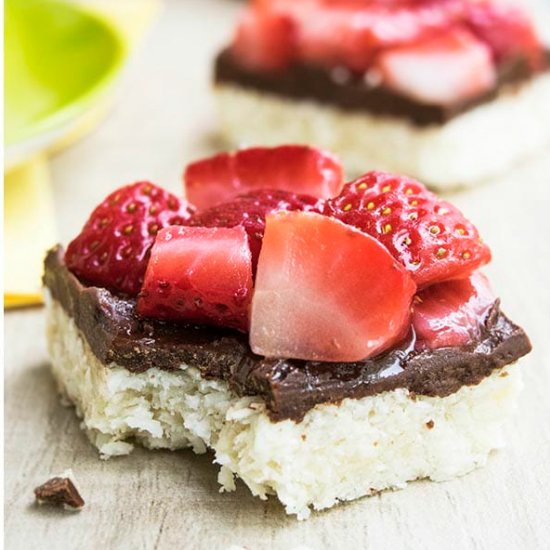 Strawberry Coconut Bars