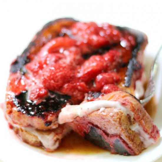 GFV Strawberry Stuffed French Toast