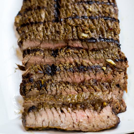 Paleo Marinated Grilled Flank Steak