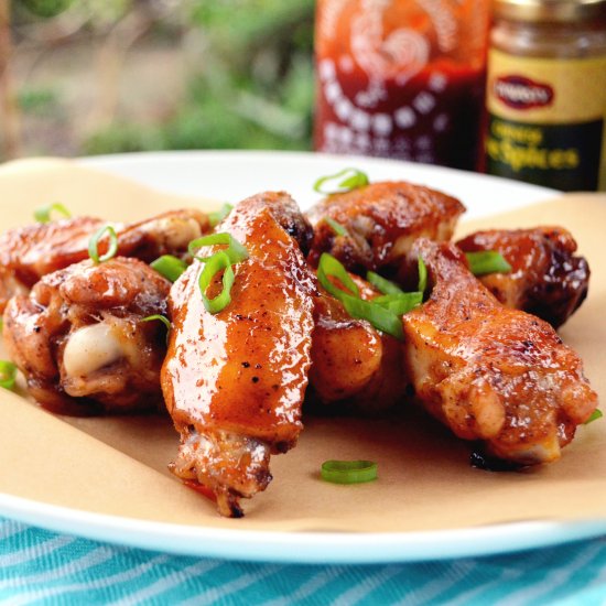 Brown Butter Sriracha Wings