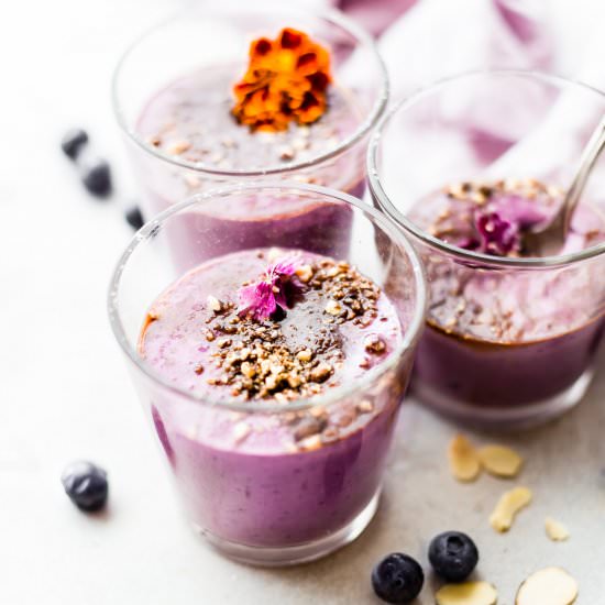 Berry Mini Cheesecake Smoothies