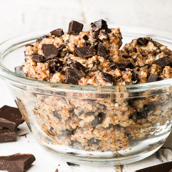 Healthy Chocolate Chip Cookie Dough