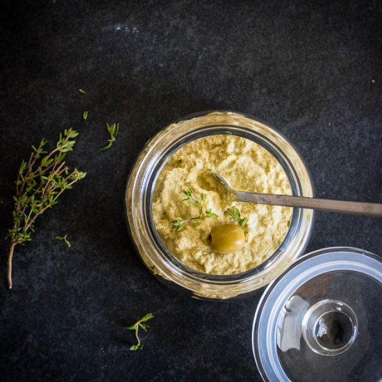 Garlic Oregano Olive Tapenade