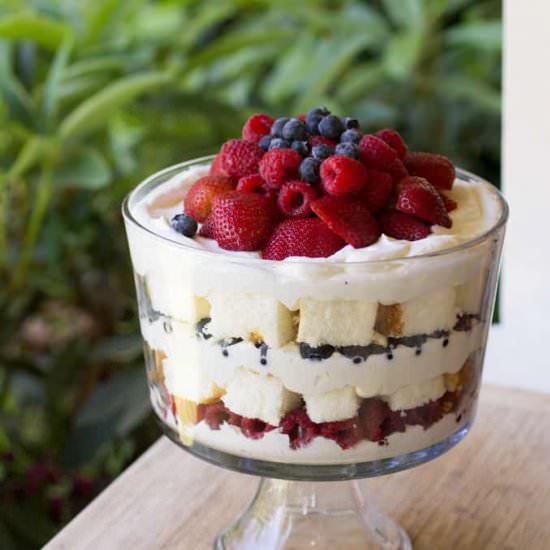 Triple Berry Trifle