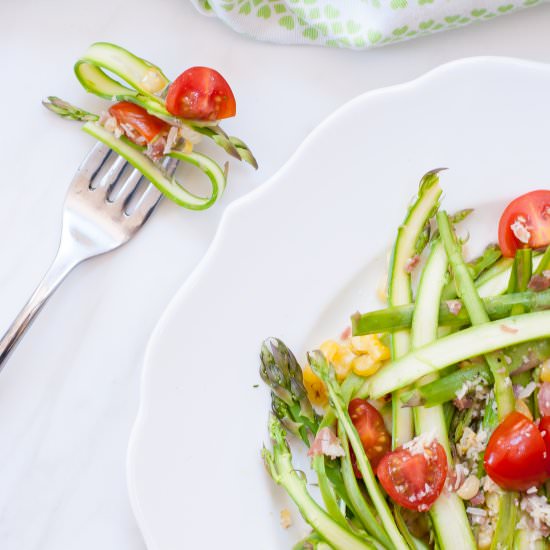 Healthy Asparagus Ribbon Salad