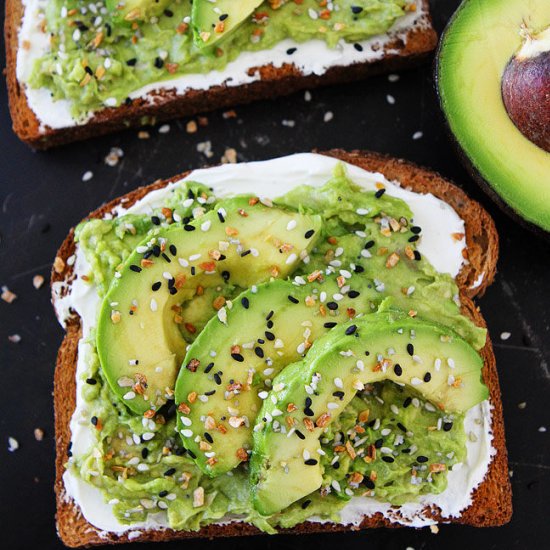 Everything Bagel Avocado Toast