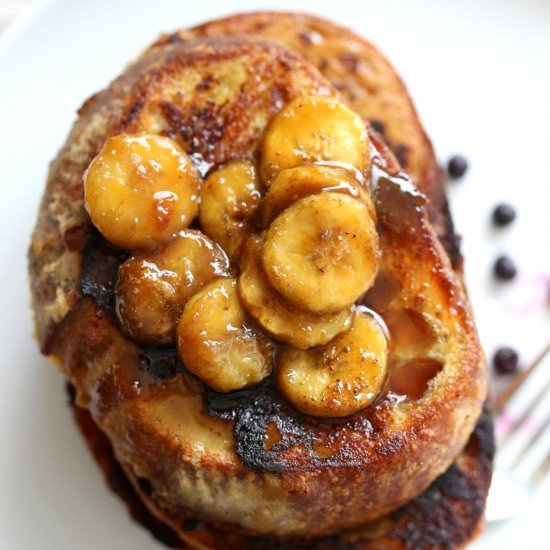 Vegan Banana French Toast