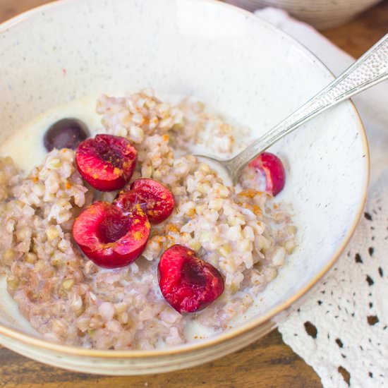 Easy Buckwheat Breakfast Porridge