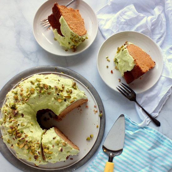 Orange Pistachio Bundt Cake