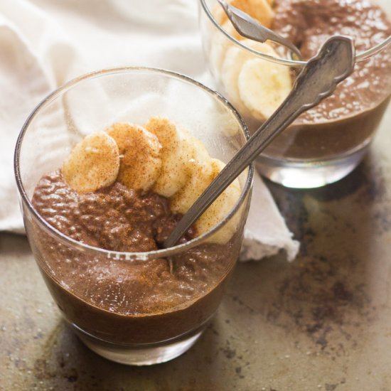 Chocolate Chai Chia Pudding