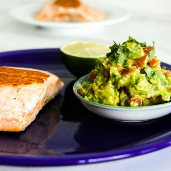 Salmon With Avocado Jalapeno Salsa