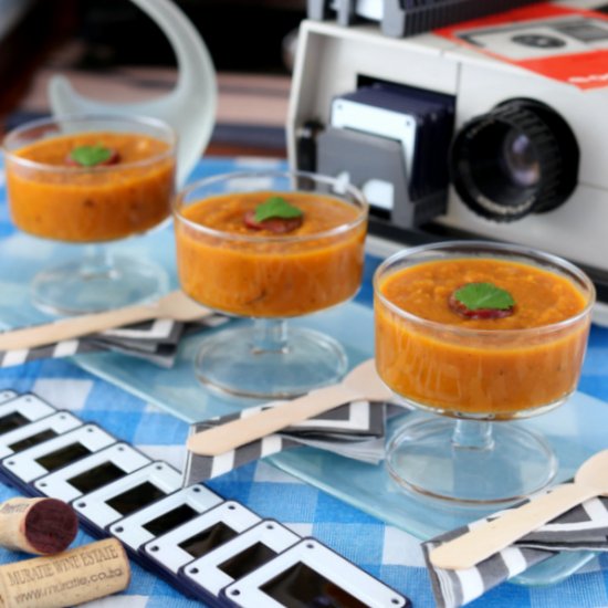 Roasted Butternut & Chorizo Soup