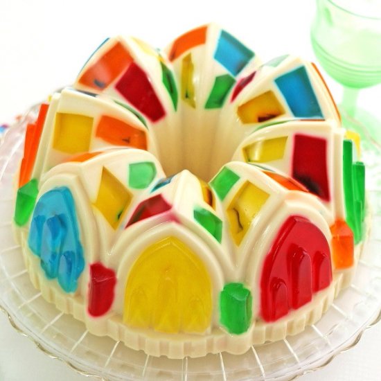 Cathedral Window Jello