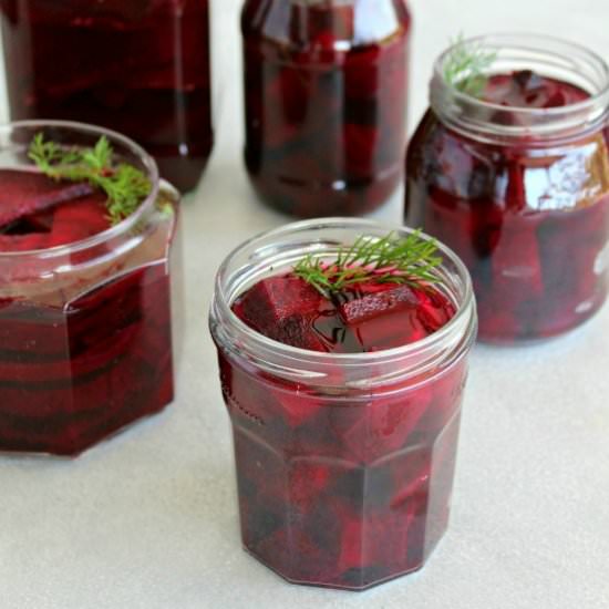 5 Ingredient Healthy Pickled Beets