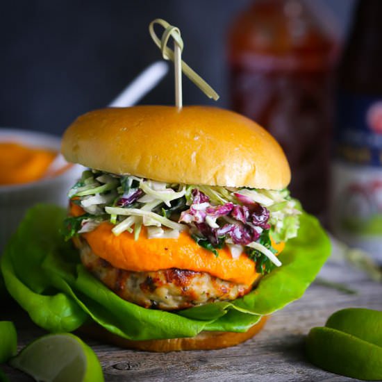 Thai Turkey Burgers