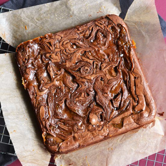 Salted Caramel Brownies