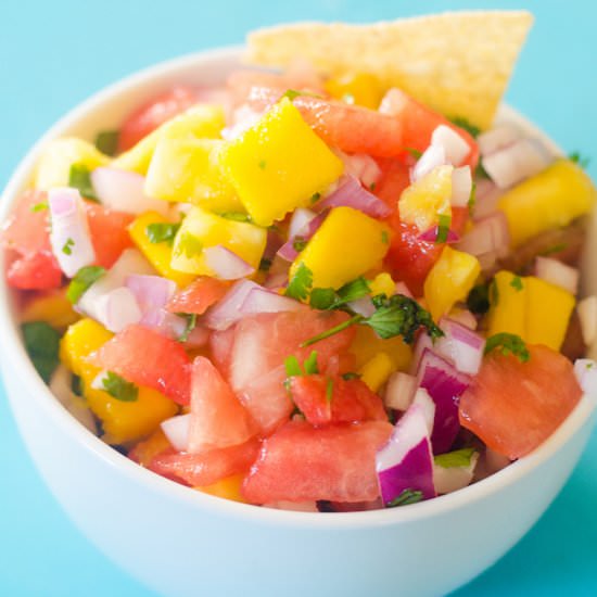 Tropical Watermelon Salsa