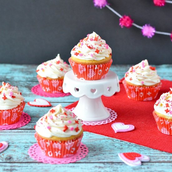 Cupcakes With Marshmallow Cream