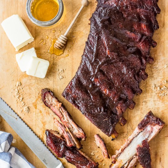 Smoked Honey Butter Pork Ribs