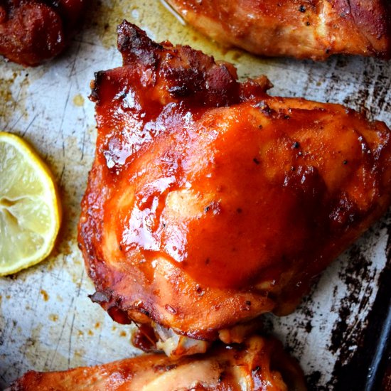 BBQ Baked Chicken Thighs