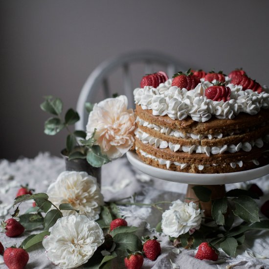 Strawberry Olive Oil Shortcake