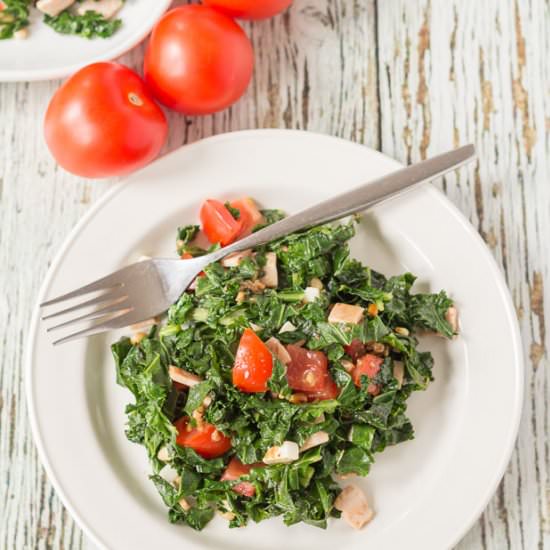 Kale And Turkey Bacon Salad