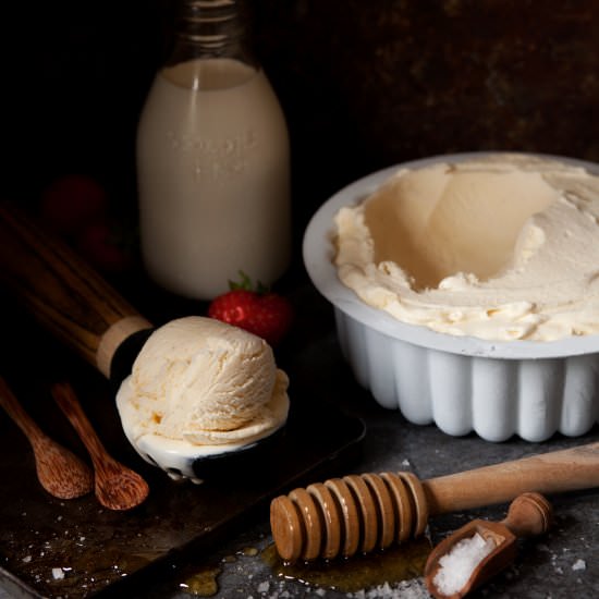 Salted Honey Ice Cream