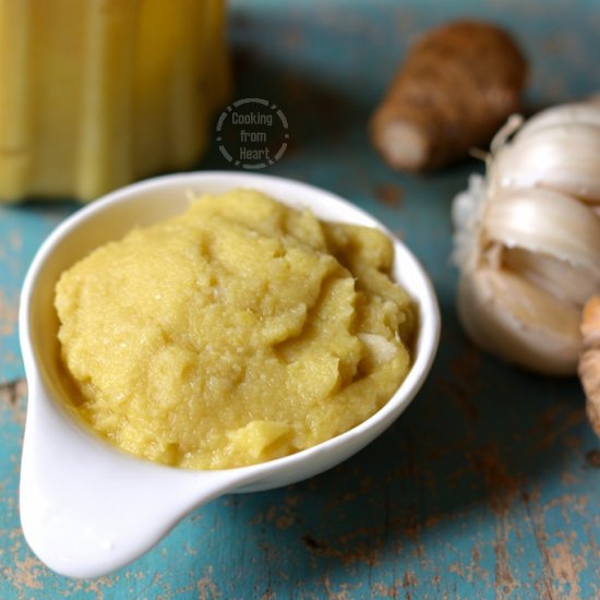 Homemade Ginger Garlic Paste