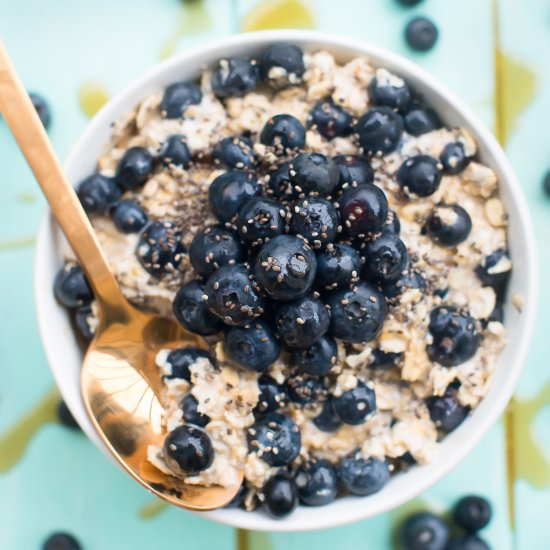 Blueberry Muffin Overnight Oats