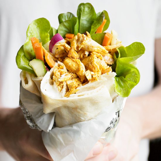 Rotisserie Chicken Shawarma Pita