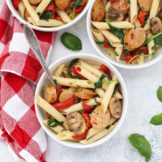 Sausage Pepper Pasta