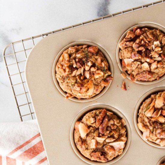 Tigernut Flour Zucchini Muffins