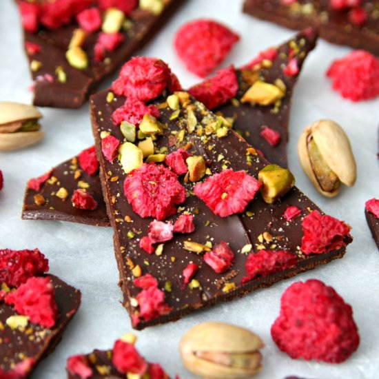 Raspberry Chocolate Bark