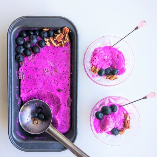 Pink Pitaya Ice Cream