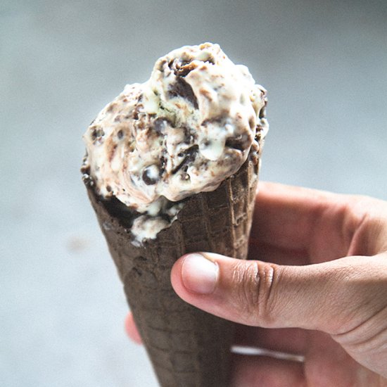 Mint Brownie Ice Cream