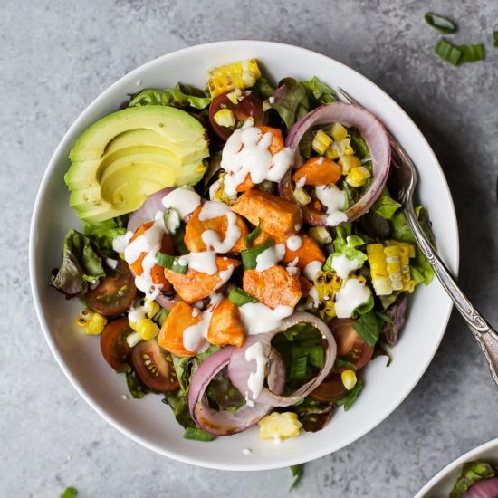 Grilled Buffalo Chicken Salad