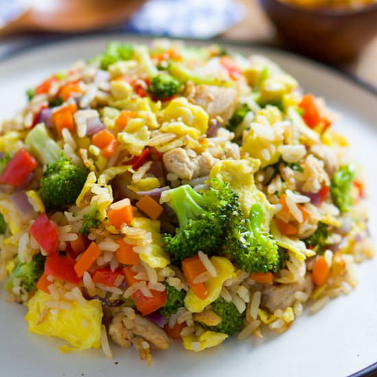 Healthy Pork Fried Rice