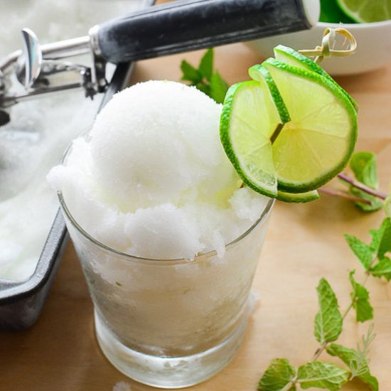 Gine Rickey Sorbet