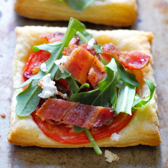 BLT Tarts with Goat Cheese